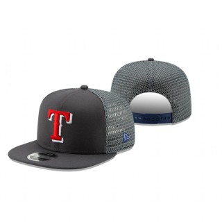 Texas Rangers Graphite Mesh Fresh 9FIFTY Adjustable Hat