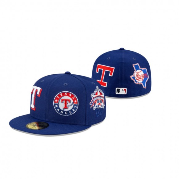 Rangers Patch Pride Royal 59Fifty Fitted Cap