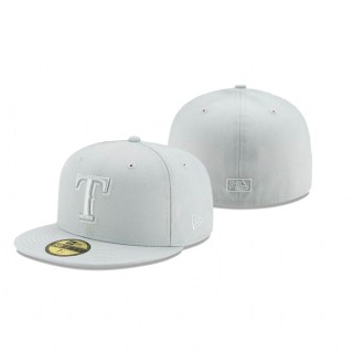 Rangers Gray Spring Color Basic 59FIFTY Fitted Hat