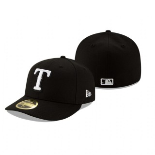 Rangers Black Team Low Profile 59FIFTY Fitted Hat