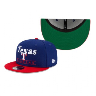 Texas Rangers Blue Two Tone Retro 9FIFTY Snapback Hat