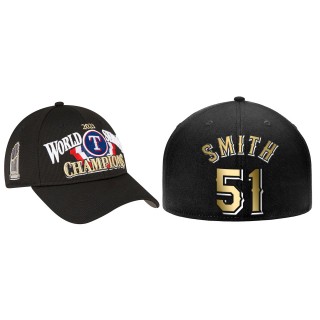 Rangers Will Smith Black 2023 World Series Champions Hat