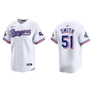 Rangers Will Smith White 2023 World Series Champions Limited Jersey