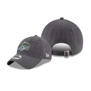 Tampa Bay Rays Graphite 2020 American League Champions Locker Room Replica 9TWENTY Adjustable Hat