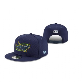 Tampa Bay Rays Navy 2021 Clubhouse 9FIFTY Snapback Hat