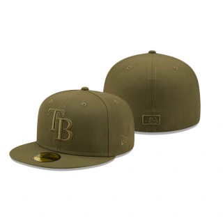 Tampa Bay Rays Olive Color Pack 59FIFTY Fitted Hat