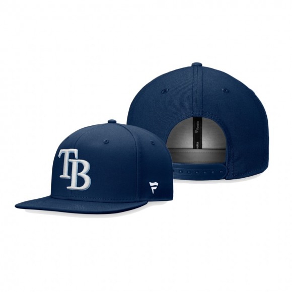 Tampa Bay Rays Navy Core Adjustable Snapback Hat