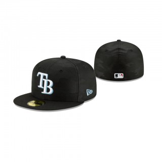Rays Midnight Camo Black 59FIFTY Fitted Hat