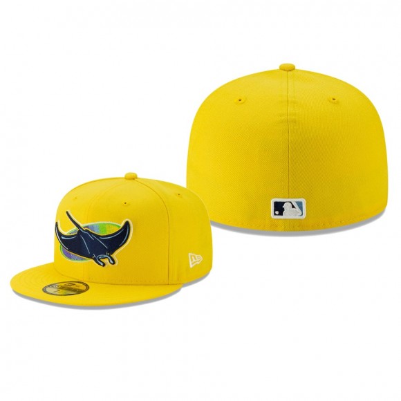 2019 Little League Classic Tampa Bay Rays Yellow 59FIFTY Fitted Hat