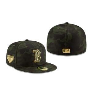 Boston Red Sox 2019 Armed Forces Day 59FIFTY Fitted On-Field Hat