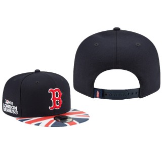 Boston Red Sox Navy 2019 London Series 9FIFTY Adjustable Snapback Union Jack Hat