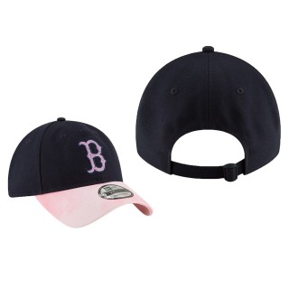 Boston Red Sox Navy Pink 2019 Mother's Day 9TWENTY Adjustable Team Glisten Hat