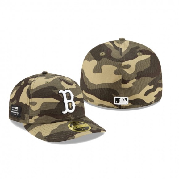 Red Sox Camo 2021 Armed Forces Day Low Profile 59FIFTY Hat