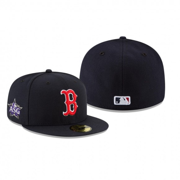 Red Sox Navy 2021 MLB All-Star Game Workout Sidepatch 59FIFTY Hat