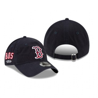 Boston Red Sox Navy 4th of July 9TWENTY Adjustable Hat