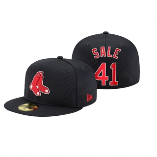 Red Sox Chris Sale Navy 2021 Clubhouse Hat