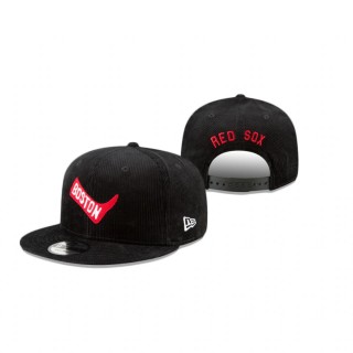Boston Red Sox Black Corduroy 9Fifty Snapback Hat