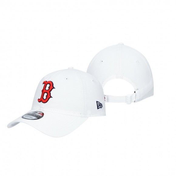 Boston Red Sox White Core Classic II 9TWENTY Adjustable Hat