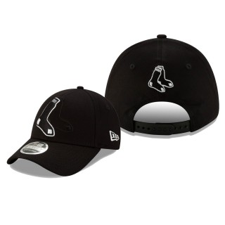 Boston Red Sox Black Elements Monochrome Logo Stretch Snapback 9FORTY Adjustable Hat