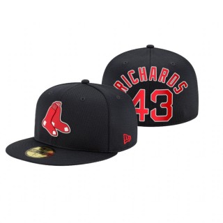Red Sox Garrett Richards Navy 2021 Clubhouse Hat