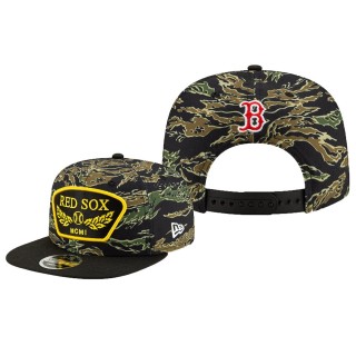 Boston Red Sox Camo League Vet 9FIFTY Snapback Adjustable New Era Hat