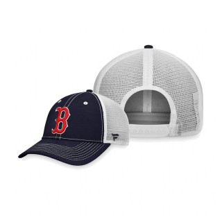 Red Sox Sport Resort Trucker Snapback Navy White Hat