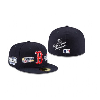 Red Sox World Champions 59FIFTY Fitted Navy Hat