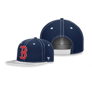 Boston Red Sox Navy White Sport Resort Snapback Hat