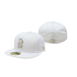 Red Sox White Swarovski Crystals Hat