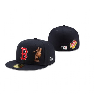 Red Sox Navy Team Describe 59Fifty Fitted Hat