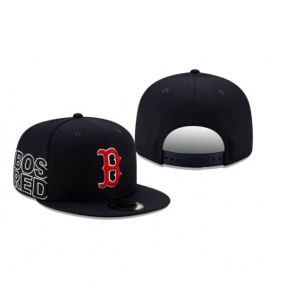 Boston Red Sox Navy Team Shorten 9FIFTY Adjustable Snapback Hat