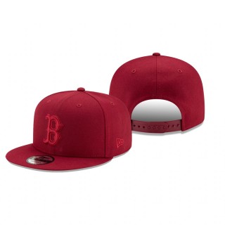 Boston Red Sox Cardinal Tonal 9FIFTY Snapback Hat