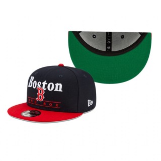 Boston Red Sox Navy Two Tone Retro 9FIFTY Snapback Hat