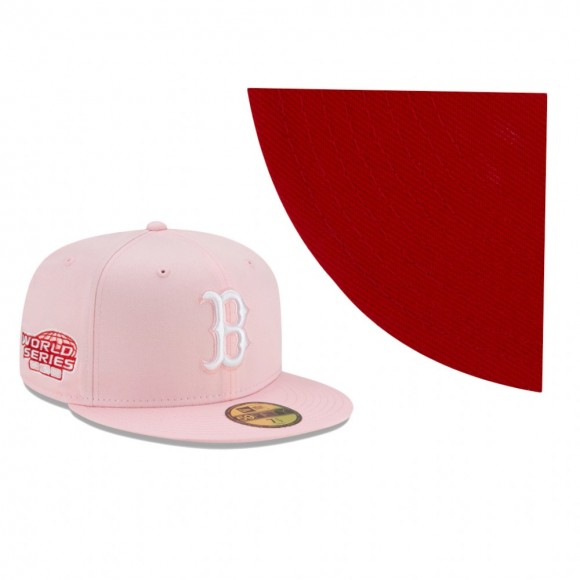 Red Sox Pink Red Under Visor 59FIFTY Fitted Hat