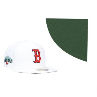 Boston Red Sox White Undervisor Fenway Park 100th Anniversary Patch 59FIFTY Hat