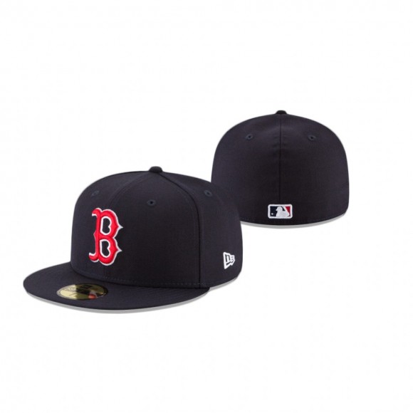 Red Sox Navy Wool Standard 59Fifty Fitted Hat