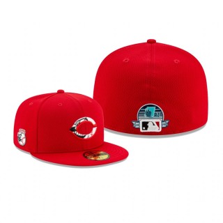 Reds 2020 Spring Training Red 59FIFTY Fitted Hat