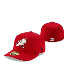 Reds 2021 Clubhouse Red Low Profile 59FIFTY Cap