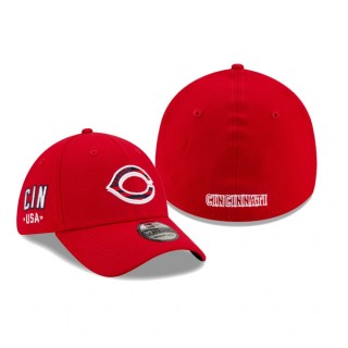 Reds Red 4th of July 39THIRTY Flex Hat