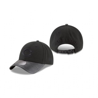 Cincinnati Reds Black Blackout Collection Camo Pressed 9TWENTY Adjustable Hat