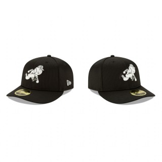 Reds Clubhouse Black Team Low Profile 59FIFTY Fitted Hat