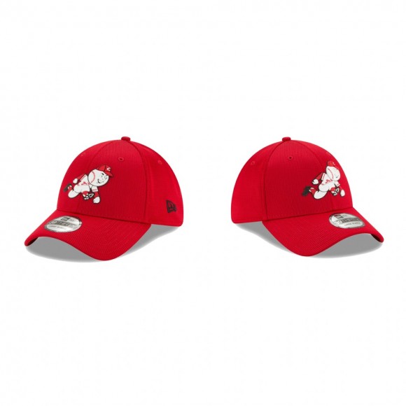 Reds Clubhouse Red 39THIRTY Flex Hat