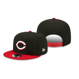 Cincinnati Reds Black Scarlet Color Pack 2-Tone 9FIFTY Snapback Hat