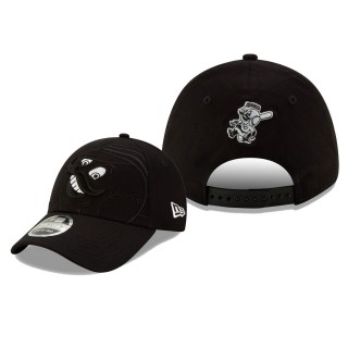 Cincinnati Reds Black Elements Monochrome Logo Stretch Snapback 9FORTY Adjustable Hat