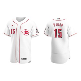 Emilio Pagan Reds White Authentic Home Jersey