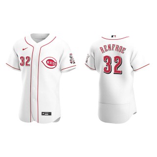 Hunter Renfroe Reds White Authentic Home Jersey