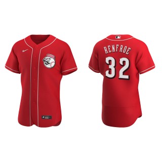 Hunter Renfroe Reds Scarlet Authentic Jersey