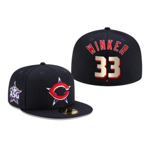 Cincinnati Reds Jesse Winker Navy 2021 MLB All-Star Game Hat