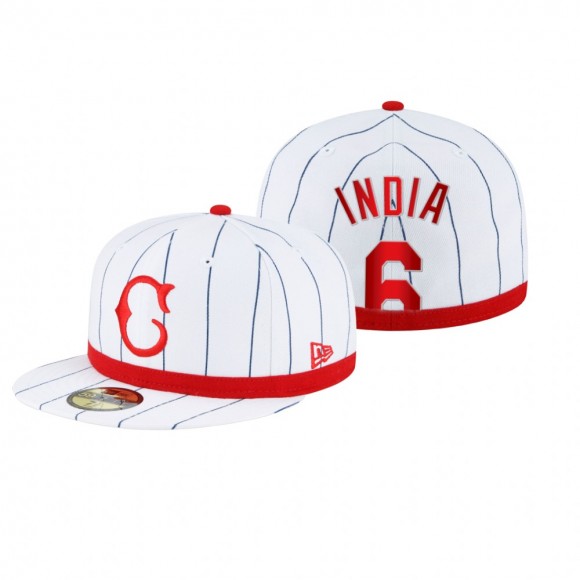 Cincinnati Reds Jonathan India White 2022 Field of Dreams Fitted Hat