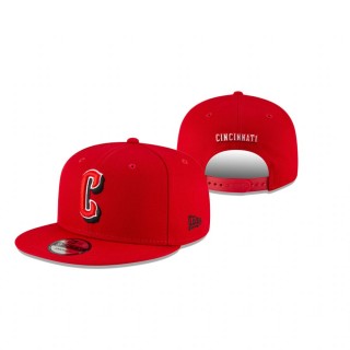 Cincinnati Reds Red Ligature 9FIFTY Snapback Hat